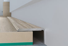 Self Adhesive Aluminium Floor Edge Trim 25 mm x 10 mm in Wood Effect and Anodised Finish