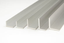 Natural Aluminium Extruded Corner Angle - Equal & Unequal Sizes - 1 Metre Length