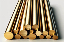 Brass Round Bar Rod 1 Metre in Various Diameters from 6mm to 25mm