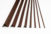 Brown PVC Corner Angle Trim 90° - 1 m & 2.48 m Lengths in Multiple Sizes