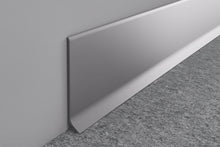 Silver Anodised Aluminium Skirting Board 80 x 10 mm - 2.5 Metre Length