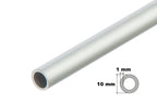 Natural Aluminium Round Tube Pipe 1 M / 39.37" Length