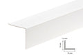 1m & 2.48m Length â€“ White PVC Corner Angle Trim 90Â° Plastic Equal & Unequal Edge Protector