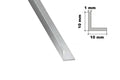 Natural Aluminium Extruded Angle Corner 1 M / 39.37" Length