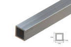 Natural Aluminium Square Tube Box Section 1 M Length