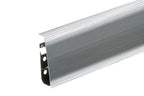 PVC Skirting Board Cable Cover 75 MM x 2500 MM Length Flexible Edge Wood Effect Profile Hi Line