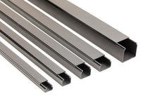 Black Mini Cable Trunking PVC Wire Conduit - Screw Fix - 1m And 2m Lengths
