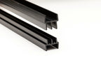 Clip-On Vivarium Glass Runners Track Double Channel 4 MM x 610 MM 910 MM & 2440 MM Length Top & Bottom for 15/18 MM Board