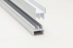 Clip-On Vivarium Glass Runners Track Double Channel 4 MM x 610 MM 910 MM & 2440 MM Length Top & Bottom for 15/18 MM Board
