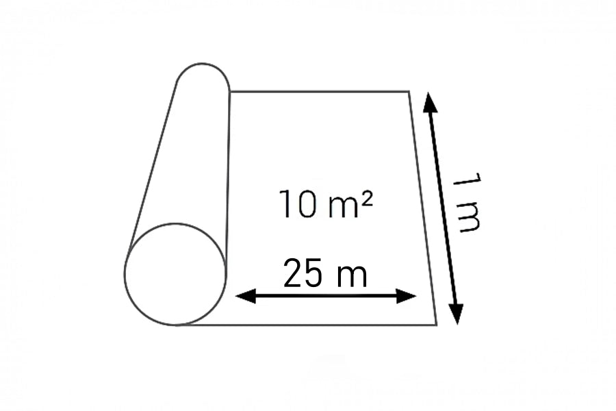 Acoustic Underlay Roll 2 MM Thick White 10 mÂ² to 25 mÂ² Soundproof Laminate Wood Flooring