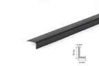 1m & 2.48m Length â€“ Anthracite PVC Corner Angle Trim 90Â° Plastic Equal & Unequal RAL 7016 Edge Protector