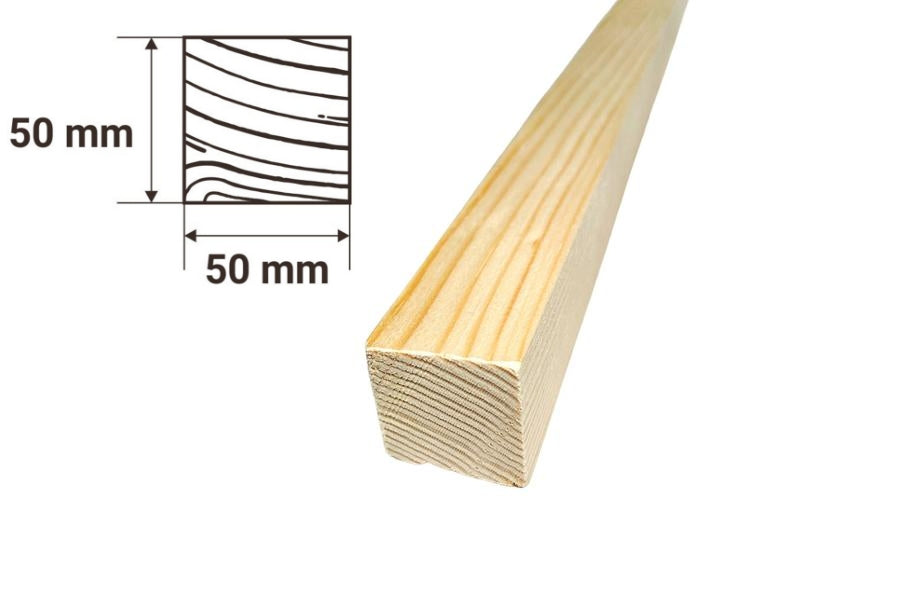 1m & 2.4m Length â€“ Planed Wooden Timber Beam Pine PSE Wood Strip Smooth Sawn Moulding Battens