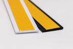 1m Length â€“ Self Adhesive PVC Flat Bar Cover Strip Black White Plastic - ER-Flat