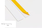 1m Length â€“ Self Adhesive PVC Flat Bar Cover Strip Black White Plastic - ER-Flat
