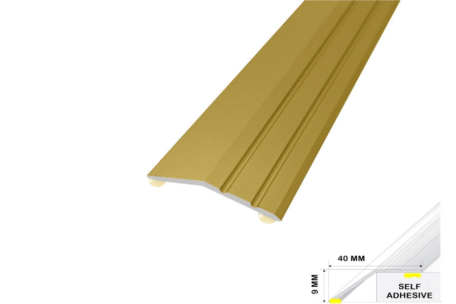 Aluminium Ramp Door Threshold Strip 900 MM Length Self-Adhesive Anodised Door Floor Bar Edge Trim IP11/S