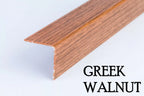 2.5m Length â€“ Wood Effect PVC Corner Angle Trim 90Â° Plastic Edge Protector Moulding