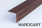 2.5m Length â€“ Wood Effect PVC Corner Angle Trim 90Â° Plastic Edge Protector Moulding