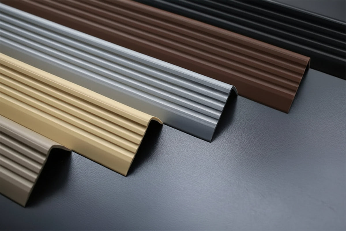 Self adhesive non slip PVC stair nosing40 MM x 25 MM x 1.18 M Length ND