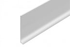 Aluminium Skirting Board 59 MM x 2500 MM Length Anodised Silver Trim Profile LP59