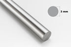 Stainless Steel Round Bar 304 1 M Length Solid Metal Rod Various Diameters