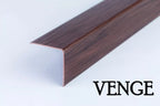 2.5m Length â€“ Wood Effect PVC Corner Angle Trim 90Â° Plastic Edge Protector Moulding