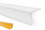 1 M Length â€“ Self Adhesive PVC Corner Trim 90Â° Plastic Angle Wall Edge Strip Protector