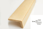 Pine Wood Corner Angle Trim 90Â° x 1 M & 2.4 M Length Internal External Edge Moulding