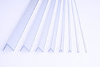 1m & 2.44m Length â€“ Clear PVC Corner Angle Trim Transparent Plastic 90Â° Edge Protector