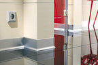 Aluminium Skirting Board 100 MM x 2500 MM Length Anodised Silver Trim Profile LP100