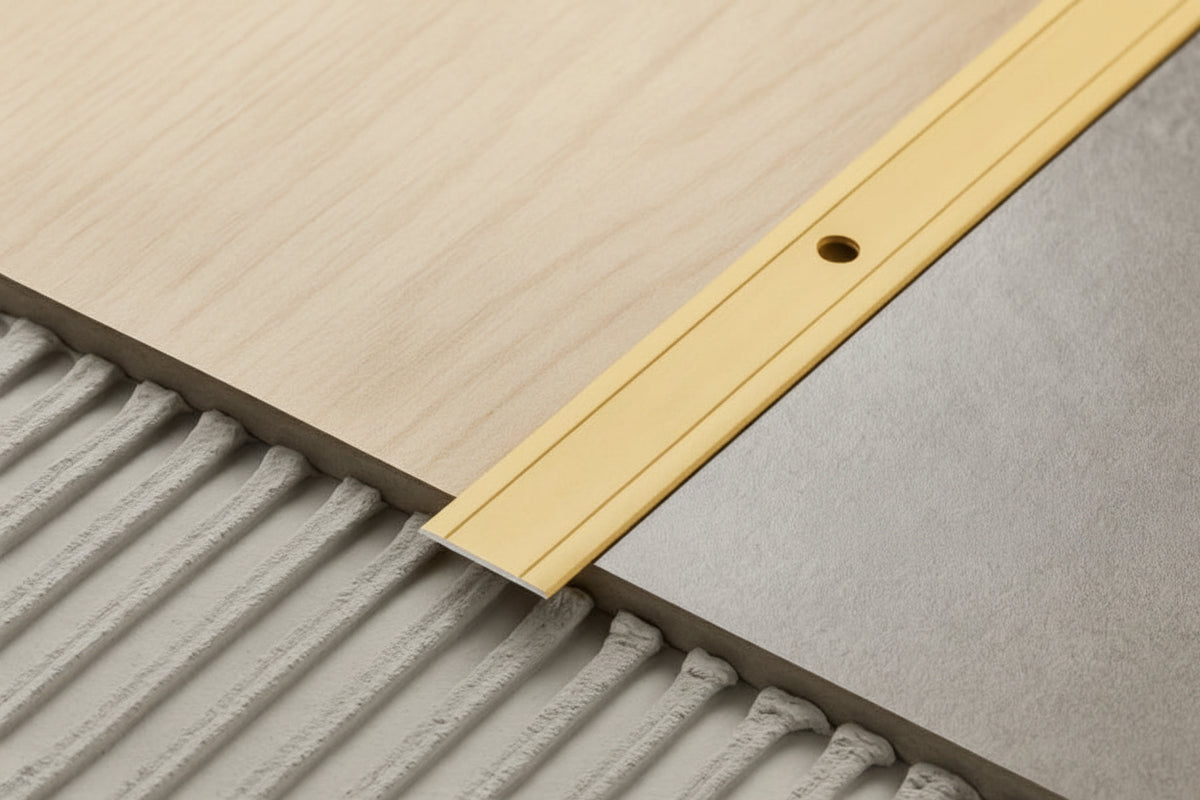 Aluminium Door Threshold Strip 30 MM x 900 MM Length Anodised Screw-Fix Silver Gold Champagne LPP30
