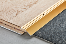 45 mm Anodised Aluminium Ramp Threshold Strip for Uneven Floors - 1 M & 2 M Lengths
