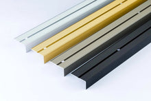 Grooved Aluminium Anti Slip Stair Nosing 40 mm x 20 mm - 1 M & 2 M Lengths