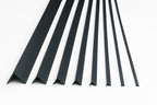 1m & 2.48m Length â€“ Anthracite PVC Corner Angle Trim 90Â° Plastic Equal & Unequal RAL 7016 Edge Protector