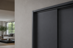 1m & 2.48m Length â€“ Anthracite PVC Corner Angle Trim 90Â° Plastic Equal & Unequal RAL 7016 Edge Protector