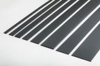 1m & 2.5m Length â€“ PVC Plastic Flat Bar Black White Anthracite Strip TW