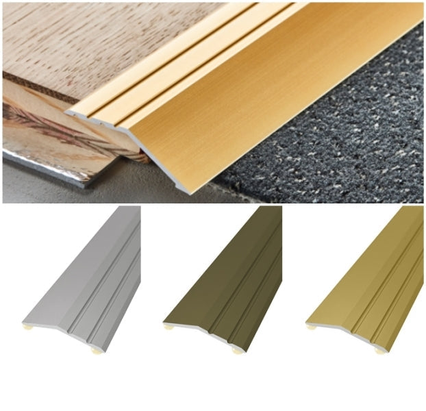 Aluminium Ramp Door Threshold Strip 900 MM Length Self-Adhesive Anodised Door Floor Bar Edge Trim IP11/S