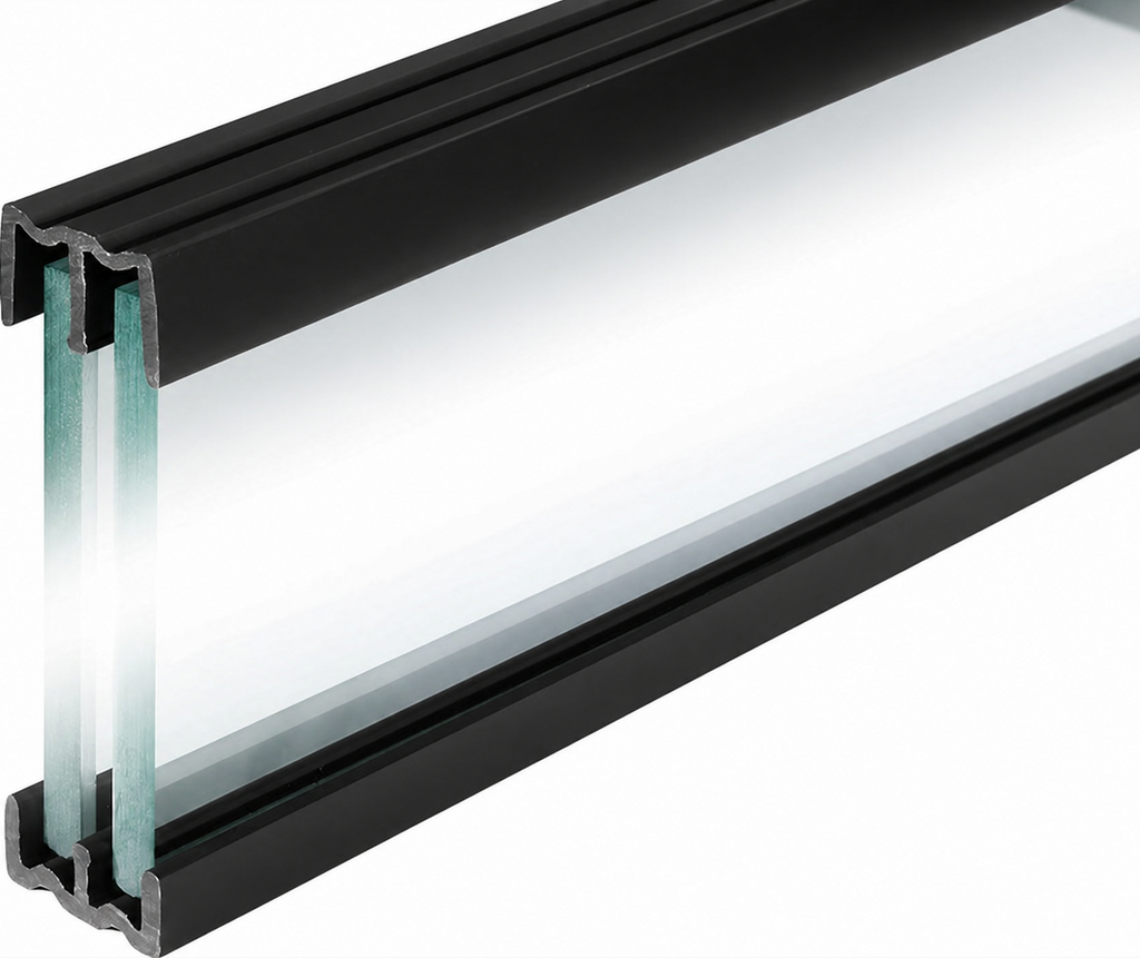 Vivarium Glass Runners Track Double Channel 4 MM 6 MM x 610 MM 910 MM & 2440 MM Length Top & Bottom