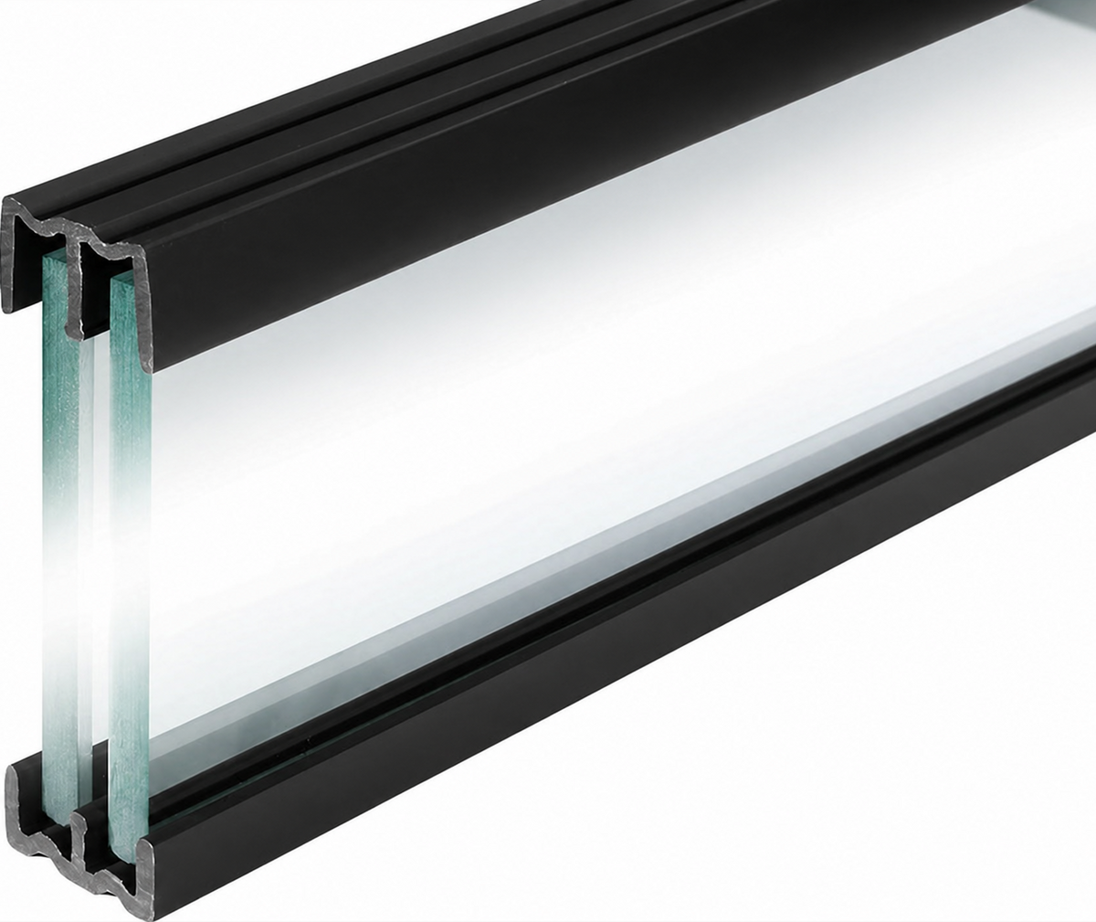 Vivarium Glass Runners Track Double Channel 4 MM 6 MM x 610 MM 910 MM & 2440 MM Length Top & Bottom