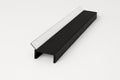 PVC Plinth Sealing Strip Black 16â€“18mm Kickboard Trim for MDF Panels 1m & 2.5m