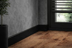80 MM x 15 MM x 2200 MM Length â€“ PVC Skirting Board -White / Black / Cashmere- Status Line