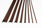 1m & 2.48m Length â€“ Brown PVC Corner Angle Trim 90Â° Plastic Edge Protector