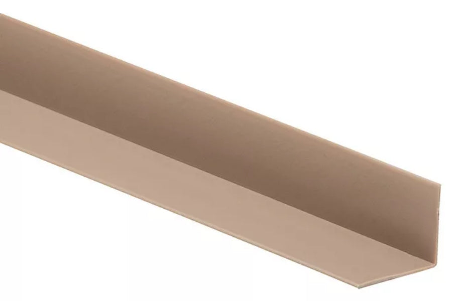 Self Adhesive Flexible PVC Skirting Board 28x24 MM x 5 M Length Soft Trim Strip for Floor & Wall Edge Finishing Wood Effect