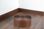 Flexible PVC Skirting Board 100x25 MM x 10 M Length Soft Trim Strip for Floor & Wall Edge Finishing
