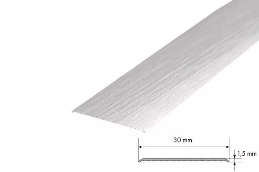 Self Adhesive Aluminium Door Threshold Strip 30 MM x 930 MM Length Anodised LPPG30K