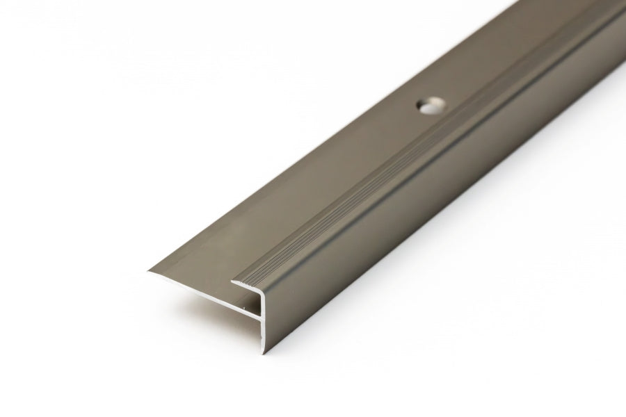 Aluminium Stair Nosing Outer Corner 5 MM x 900 MM Length Silver, Gold, Champagne-  LVT F5