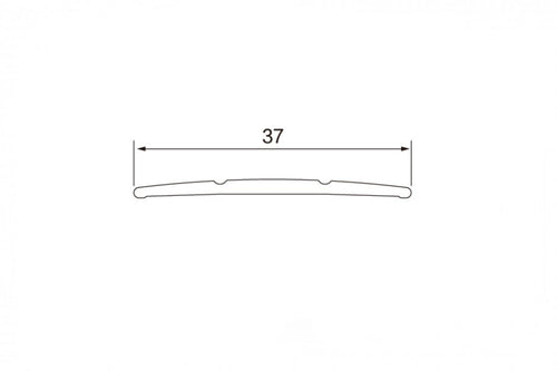 Aluminium Door Threshold Strip 37 MM x 1 M Length Anodised Screw-Fix Champagne Gold Silver DTPS37