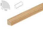 uPVC 18 MM Scotia Skirting Board 1 M & 2.5 M Length Quadrant Trim Moulding Decorative Flooring Edge Beading Strip
