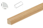 uPVC 13 MM Scotia Skirting Board 1 M & 2.5 M Length Quadrant Trim Moulding Decorative Flooring Edge Beading Strip