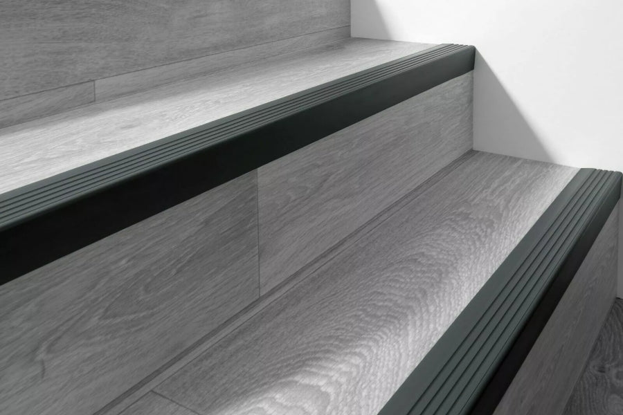 Non-Slip PVC Rubber Stair Nosing 50 MM x 42 MM x 1.18 M Length RGP