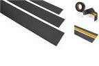 5m Length â€“ Self-Adhesive PVC Cover Strip Flat Bar Black White Anthracite Plastic Roll